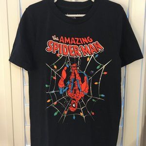 Boy's Festive Spiderman Tee Shirt